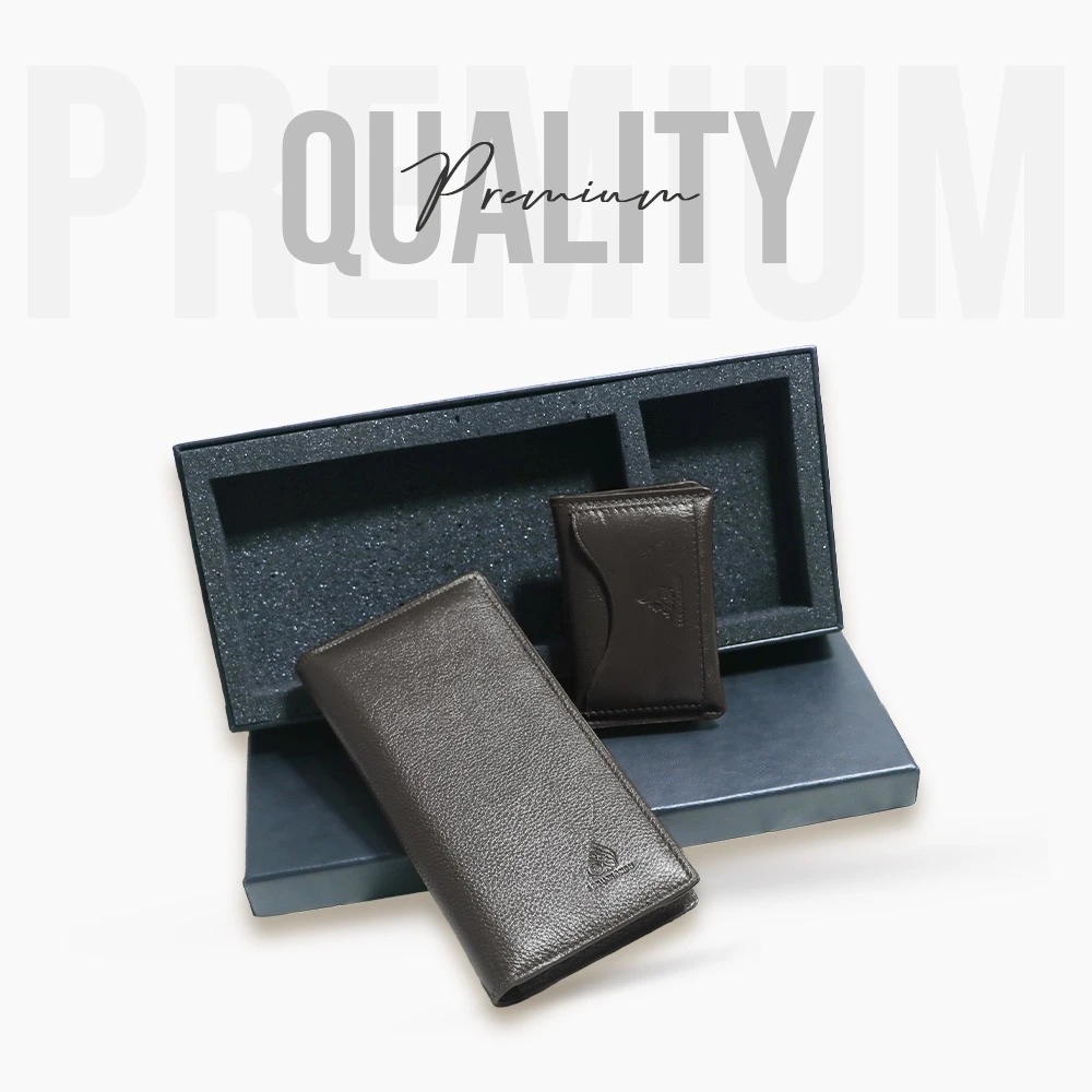 Combo Bunddle 1 Long Wallet & 1 Card Holder